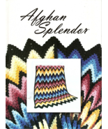 Needlecraft Shop Afghan Spendor 50 Crochet Afghan Patterns Hardcover 2000 - £9.67 GBP