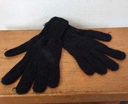 Mitts Nitts Military Surplus Black Acrylic Knit Work Gloves Glove Insert... - £10.34 GBP