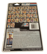 G.I. Joe ARAH 1987 Gung-Ho Full Backer Card with ID card - £11.01 GBP