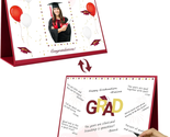 Red Graduation Decoration, Creative Desk Calendar Class of 2024 Graduati... - $21.51