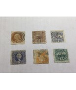 1869 US Postage #112 thru #117 The First Six Pictorial Issues W/Grill Us... - £193.20 GBP