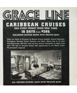 1938 Grace Line Cruises Advertisement Caribbean Nautical Ship Sailing E90D2 - $35.09 CAD