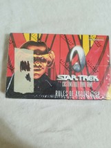 Star Trek Ccg - Rules Of Aquisition - New Sealed Box Old Price Sticker On Cover - £90.23 GBP