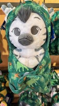 Disney Animal Kingdom Baby Zebra in a Green Hoodie Pouch Blanket Plush Doll
