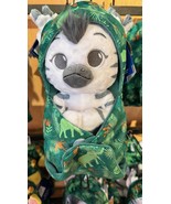 Disney Animal Kingdom Baby Zebra in a Green Hoodie Pouch Blanket Plush Doll - $49.90