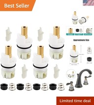 Durable Faucet Repair Kit - 4 Stems, 1/4 Turn Stops &amp; Rubber Seats Included - $728.59 MXN