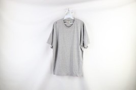 Vintage Nike Mens Large Blank Travis Scott Mini Swoosh Short Sleeve T-Shirt Gray - £29.56 GBP