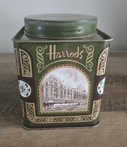 Vintage Green Harrod&#39;s of London -Tea Tin No 14 - $184.34 MXN