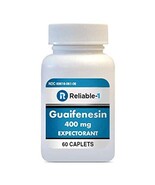 Reliable-1 Mucus Relief Guaifenesin Expectorant  400mg 60ct  Compare to ... - €11,18 EUR Reliable-1 Mucus Relief Guaifenesin Expectorant  400mg 60ct  Compare to ... - €11,18 EUR