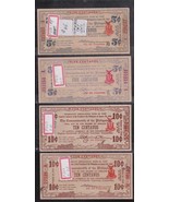 WWII 1942 Philippines Negros Occidental P-640-643 4 note Complete Set (B... - $45.00