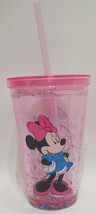 Disney Minnie Mouse Plastic Tumbler, Pink 15.2 FL OZ - £19.41 GBP