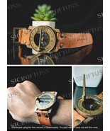 Exquisite handgefertigte Steampunk-Armbanduhr mit Sonnenuhr und Kompass ... - £24.62 GBP