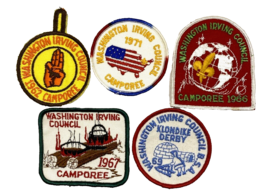 BSA Washington Irving Council New York Camporee Boy Scout Patches - £18.74 GBP