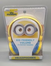 Headphones Kid&#39;s Despicable Me Minions Adjustable Headband Kid Friendly Volume - £19.14 GBP