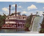 Disneyland Mark Twain Sternwheel River Boat Postcard C 3 Frontierland - $17.82