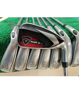 Callaway RAZR X HL Golf Iron Set 4-PW,AW Stiff Flex Steel Shaft S300 - $227.99