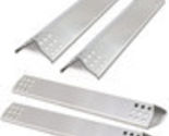 Grill Heat Plates 4-Pack 15 1/8&quot; Stainless Steel Kit for Master forge 10... - $37.99