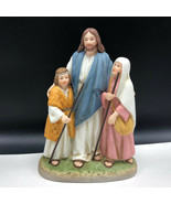 VINTAGE JESUS STATUE porcelain figurine Sheperds voice Home Interior gif... - £39.62 GBP