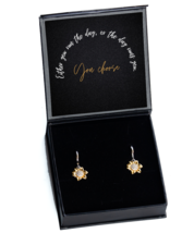 Earrings for Empowerment: Carry Inspirational Messages with Style,  Sunflower  - £31.59 GBP
