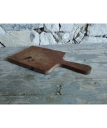Antique Primitive Cutting Board, Rustic Bread Board of 19th. - $988.32 MXN