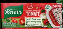 Knorr Tomate Sazonador / Complete Tomato Seasoning - 24 Cubes - Free Shipping - $12.59