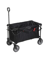 Ozark Trail Multi-Purpose Black Wagon Big Bucket Cart  24 inch Height - $53.98
