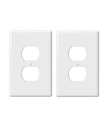 Amerelle ® 3000DW Metro Duplex Wall Plate 1-Gang Ceramic White (2-Pack) - $279.91 MXN
