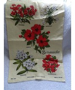 Tropical Flowers Bermuda Linen Tea Towel By Ulster - $248.10 MXN