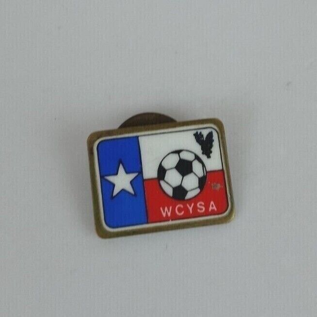 Vintage WCYSA Soccer Lapel Hat Pin - $8.25