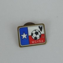 Vintage WCYSA Soccer Lapel Hat Pin - £6.57 GBP