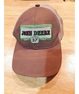 John Deere Baseball Cap  Since 1937 Hat Adjustable  Brown - £11.62 GBP