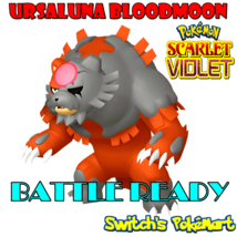 ✨Shiny Ursaluna Blood Moon Max Ivs Evs New Pokemon Teal Mask Dlc ✨ - £2.30 GBP