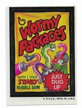 Topps Wacky Packages 4th series Ticks Wormy Packages 1973 Self parody  - $19.99