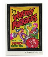 Topps Wacky Packages 4th series Ticks Wormy Packages 1973 Self parody  - $19.99