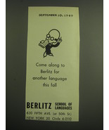 1949 Berlitz School of Language Ad - Come along to Berlitz for another l... - £15.25 GBP