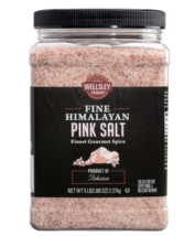 Wellsley Farms Himalayan Pink Salt, 5 lbs NO SHIP TO CA - £15.91 GBP