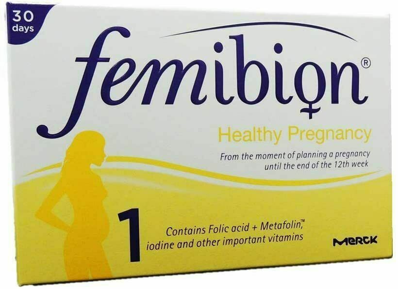Femibion Pro-Natal 1 30tabs.First 12 Weeks Pregnancy. Vitamins