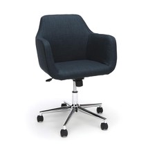 Blue Upholstered Home Office Desk Chair From Ofm&#39;S Ess Collection. - £149.41 GBP