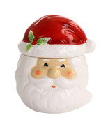 Gibson Home Joyful Santa Durastone 7.5in Cookie Jar - $38.17