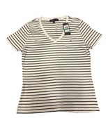 Tommy Hilfiger Women&#39;s Tee Shirt Short Sleeve 100% Cotton Size Large (NWT) - $27.47 CAD