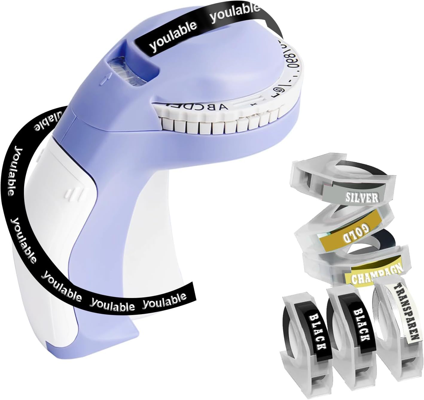 Embossing Label Maker With 6 Label Tapes, 3D Embosser Handheld Label Mac... - $38.99