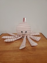 Little JELLYCAT Octavia Octopus Pink White Chimes &amp; Crinkle Plush Stuffed Animal - £11.13 GBP