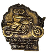 HARLEY DAVIDSON OWNERS GROUP HOG H.O.G 1991 WISCONSIN STATE RALLY VEST L... - €9,88 EUR