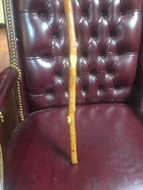Hand carved walking stick , Mushroom Stick Cane Rustic Folk Art #14 - £14.30 GBP
