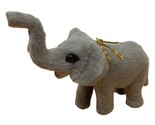 Silver Tree Grey Furry Elephant Christmas Ornament NWT&#39;s Gift - $7.85