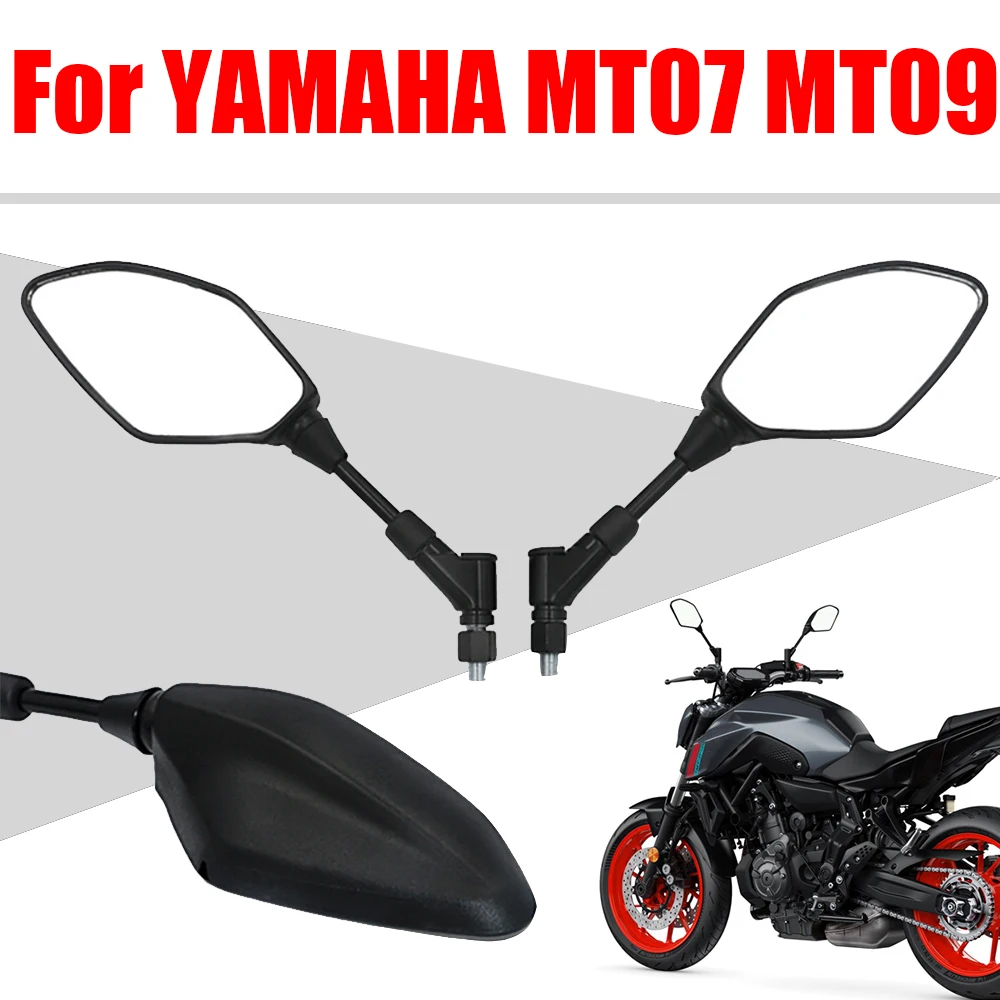 Rearview Mirrors For YAMAHA MT07 MT09 Tracer 900 9 GT Tenere 700 MT10 MT03 MT25 - £29.68 GBP