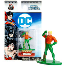 Jada Toys DC Comics Nano Metalfigs 2 Inch Die Cast Metal Figure - DC9 AQUAMAN - £15.92 GBP