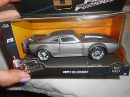 RARE JADA FAST &amp; FURIOUS DOM&#39;S DODGE ICE CHARGER 1/24 DIECAST CAR OFFICI... - $12.86
