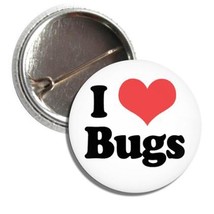 1&quot; Button: I LOVE BUGS - $19.03 MXN