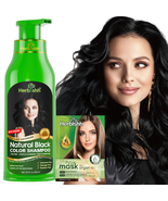 Herbishh Magic Hair Color Dye Shampoo 500ML - Black - $40.00